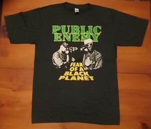 新品【Public Enemy】パブリックエナミー Fear Of A Black Planet Vintage Style 両面 プリント Tシャツ XL // ヒップホップ チャックD 