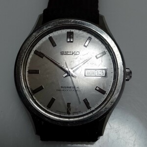 腕時計57む SEIKO BUSINESS-A DIASHOCK 27 JEWELS 7716032 動作未確認 レトロ 