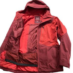 Burton [ak] M GORE-TEX Cyclic Jacket バートン[ak] M ゴアテックス GORE-TEX サイクリックジャケット L 橙 スノボウェア ダブルジップ 