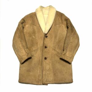 US SHEEP SKIN INTERNATIONAL LTD Mouton Coat 羊革 シープスキン リアルムートンコート ビンテージ B-3 アメリカ製 リアルムートン