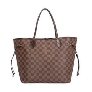 ルイヴィトン ネヴァーフルMM ダミエ トートバッグ ダミエキャンバス N51105 ブラウン ユニセックス LOUIS VUITTON 中古