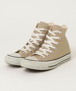 「CONVERSE」 ハイカットスニーカー 23.5cm ベージュ レディース