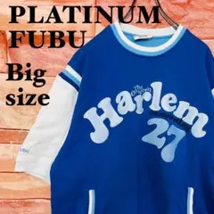 【入手困難】プラチナムフブFUBU 肉厚Tシャツ　ビックサイズXL ゲームシャツ