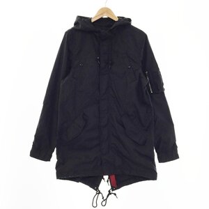 ●美品 ALPHA INDUSTRIES × UNDEFEATED アルファインダストリーズ コラボ ナイロンジャケット メンズM ブラック 186150104001 3AB/42598