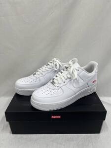 【未使用】NIKE ナイキ ×SUPREME AIR FORCE 1 LOW CU9225-100 27cm シュプリーム ホワイト エアフォース1 ローカット タグ付き メンズ