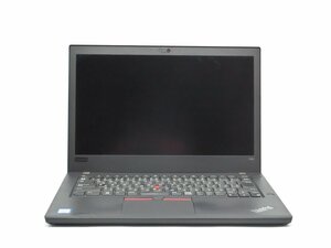 中古　Lenovo　T480　CORE8世代i5　ノートパソコン　通電しません　バッテリー欠品　液晶割れ　詳細不明　ジャンク扱い　送料無料