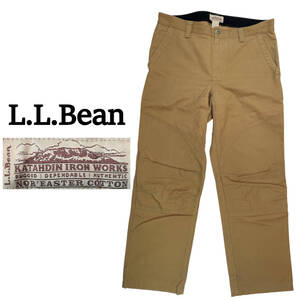 L.L.Bean Katahdin Iron Works ダブルニー ペインターパンツ W34 (約92cm W36相当) エルエルビーン 大きいサイズ ワークパンツ メンズ