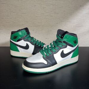  希少サイズ NIKE AIR JORDAN 1 RETRO HIGH ナイキ エアジョーダン1 セルティックグリーン 7Y 332558-101