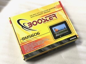 【24-i223】◆ 新品・未使用 ◆ BM5606 / TFT LCD 5.6インチカラーモニター ◆ BOOSTER ヘッドレストハウジング ◆