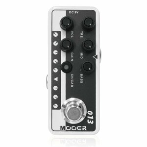 最落無し! Mooer　Micro Preamp 013　/ a46642　美しいトーンで世界的に人気のクラスA、30Wアンプのトーンを収録！ AC30　1円