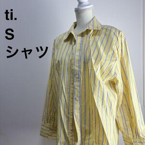 【美品】ti. シャツ　サイズ36(S)