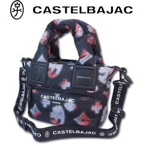 カステルバジャック CASTELBAJAC トートバッグ ハンドバッグ 小 ポトー レディース レッド 赤 新品 正規品 ロゴ ショルダーバッグ ２WAY