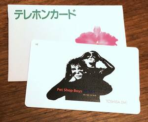 ★テレカ・未使用★PET SHOP BOYS(ペット ショップ ボーイズ)ミニアルバム「In Depth」販売促進用★非売品★