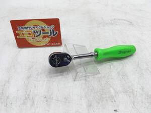 【領収書発行可】〇Snap-on/スナップオン 1/4(6.3sq)ラチェットハンドル旧ハードグリップ(グリーン) THLD72 [IT27MBF03IEX]