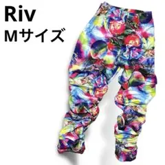 Riv レギンス 宇宙柄 ストレッチ スパッツ アウトドア 登山 ウェア 総柄