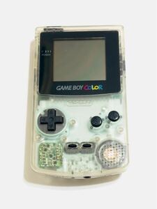 【ジャンク】ゲームボーイカラー 任天堂 ニンテンドー GAME BOY COLOR Nintendo GBC クリア スケルトン