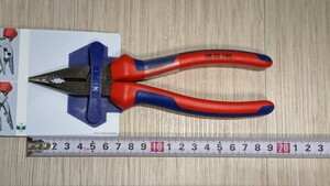 クニペックス【KNIPEX】185㎜ 0822-185（SB）ニードルノーズペンチ　　新品未使用★在庫あり