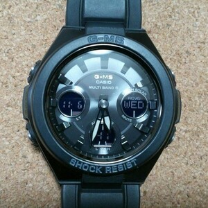 【カシオ】 ベビージー G-MS 新品 電波ソーラー ブラック MSG-W100G-1AJF 腕時計 女性 未使用品 CASIO レディース