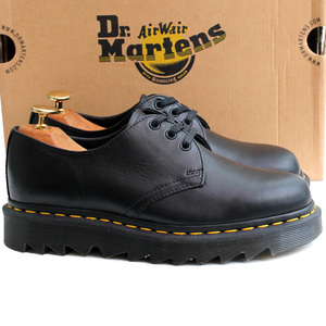 良品★Dr.MARTENS ドクターマーチン★1461 ZIGGY UK6=25 ジギー 3ホールシューズ LEATHER OXFORD 3EYE SHOE ブラック 厚底 fk i-858