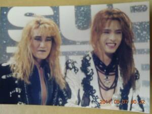 X JAPAN ブロマイド 写真 ③ YOSHIKI TOSHI Toshl すみれ組