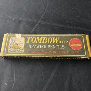 TOMBOW Ｈ.O.P トンボ DRAWING PENCILS レトロ トンボ鉛筆　12本　ヴィンテージ　骨董　 ケース付