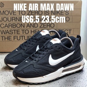 NIKE AIR MAX DAWN ナイキ エア マックス ドーン 23.5cm　レディーススニーカー　NIKEスニーカー　NIKEエアマックス　ブラック　ホワイト