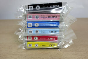 EPSON IC6CL50 * 純正インクカートリッジ 6色 IC50 即決