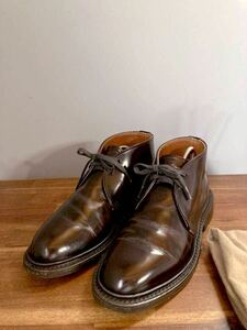 美品REDWING キャバリーチャッカ　エスカイヤ　#9095 6.5D 24.5cm 検索用　ポストマンシューズ　ベックマン　オールデン　専用袋付属