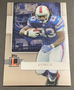 2008 Topps Letterman Marshawn Lynch /949 21 Bills NFL マーショーン・リンチ　949枚限定　シリアル　ビルズ　トップス