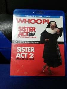 ≪ブルーレイ≫ SISTER ACT ＆SISTER ACT2：BACK IN THE HABIT　輸入版ブルーレイ（邦題：天使にラブ・ソングを…）ブルーレイ＋DVD　3枚組