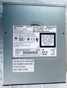  CD-ROM ドライブ IDE接続　HITACHI CDR-8435　32倍速 中古