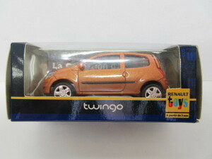 ★超レア 稀少 入手困難★RENAULT ルノー★トゥインゴ twingo 2007 ミニカー★オレンジ★NOREVノレブ社製★新品・未使用品★1/64スケール★