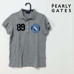 PEARLY GATES パーリーゲイツ ポロシャツ グレー