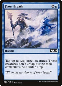 MTG ■青/英語版■ 《霜のブレス/Frost Breath》基本セット2021 M21