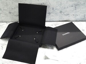 シャネル CHANEL アクセサリー 用 空き箱 空箱 保管 BOX ベロアケース ジュエリー ケース 【中古】YN11042TUD【送料無料／匿名配送】