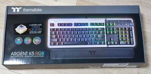 サーマルテイクメカニカルゲーミングキーボード「ARGENT K5 RGB Gaming Keyboard」GKB-KB5-SSSRJP-01 Thermaltake (GKB-KB5-SSSRUS-01国内)