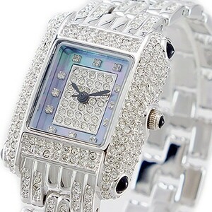 ルイラセール レディース 天然ダイヤモンド シルバー LL04SV-D 腕時計 プレゼント 誕生日プレゼント 父の日