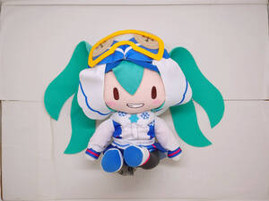 初音ミク SNOW MIKU 2016(雪ミク フクロウ) スペシャルふわふわぬいぐるみ ／ SEGA(セガ) (全長約30cm) 紙タグ(折れ痕有)付き