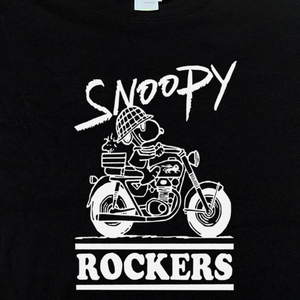 送込　SNOOPY ROCKERS　スヌーピーロッカーズ　半袖Tシャツ　黒　2XLサイズ