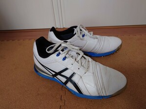 ☆アシックス　ASICS　TGN907 GEL-ACE PRO FG 　ホワイト/ブラック　25.5cm ゴルフ　シューズ　スパイク　松山☆