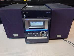 動作品　音量調整難アリ SONY ソニー CMT-M333NT MDコンポ CD MD カセット NetMD対応