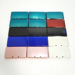 47) Nintendo 3DS 本体 15台 まとめ 動作未確認 ジャンク ニンテンドー 任天堂 console CTR-001