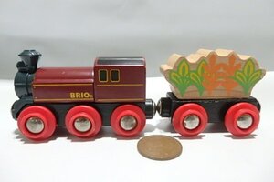 ＃0830　ブリオ　電車　機関車　貨車　茶色＃BRIO　