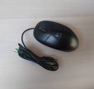 Logitech ロジテック PS/2 光学マウス M-SBF96 ブラック②