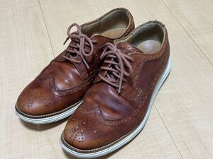 コール・ハーン　COLE HAAN レザー ウイングチップ 革靴