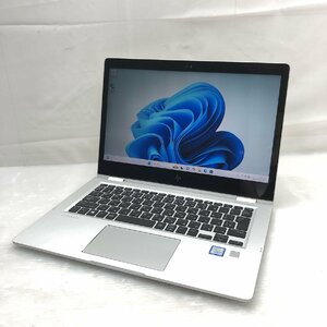 タッチパネル 2in1 Windows11 HP EliteBook x360 1030 G2 1PM70PA#ABJ Core i5-7200U メモリ8GB NVMe SSD256GB 13.3インチ T012567