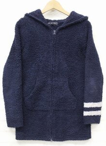 2T7467■BAREFOOT DREAMS Long Zip Hoodie with stripe べフットドリームス ロングジップフーディウィズストライプ