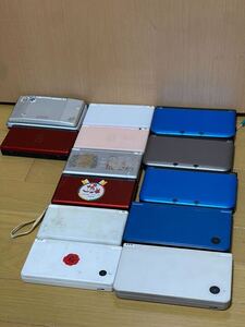 1円 NINTENDO 任天堂 3DS LL DS Lite i 現状品 ジャンク ゲーム まとめ売り 13台セット 大量 まとめ売り