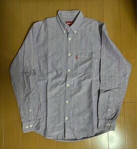 Supreme Oxford Multi Stripe Shirt シュプリーム　オックスフォード　マルチストライプ シャツ　M