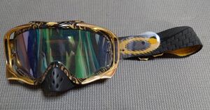 OAKLEY crowbarMX James Stewart signeture moder 2008　オークリー クローバーゴーグル　ジェームス スチュアート　一回使用品